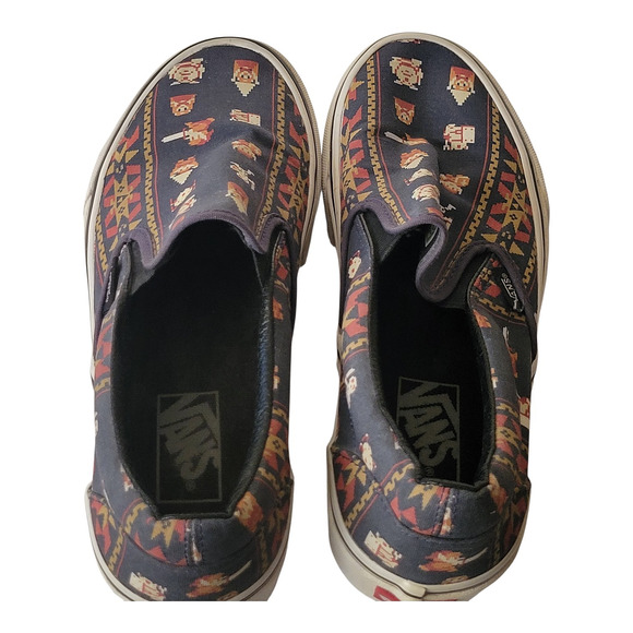 Vans X Nintendo Legend Of Zelda Parisian Classic Slip On Sneak Size M 8 , W 9.5 main image 7